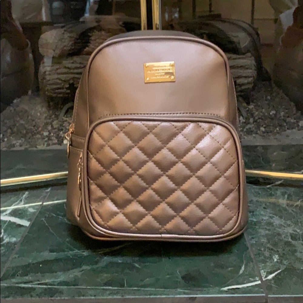 Purple Metallic Mini Backpack